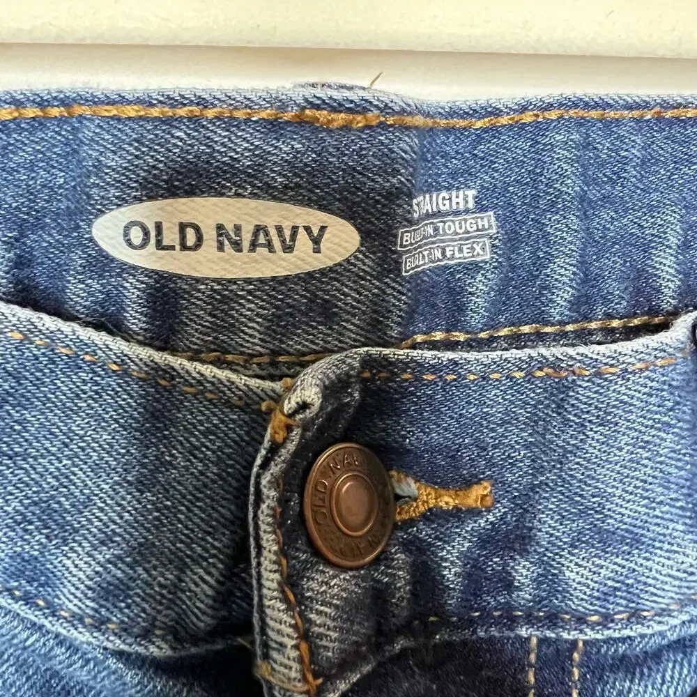 Old Navy Straight Leg Flex Size 32X32 Medium Wash